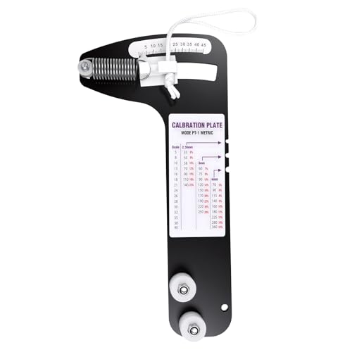 Sailboat Rigging Tension Gauge PT-1M Professional Metric Precision Hands-Off Force Gauge Accurate Sail Rigging Tool for Wire Rope Standing Rigging with 2.5/3/4 Millimeter Cable Diameter 360kg