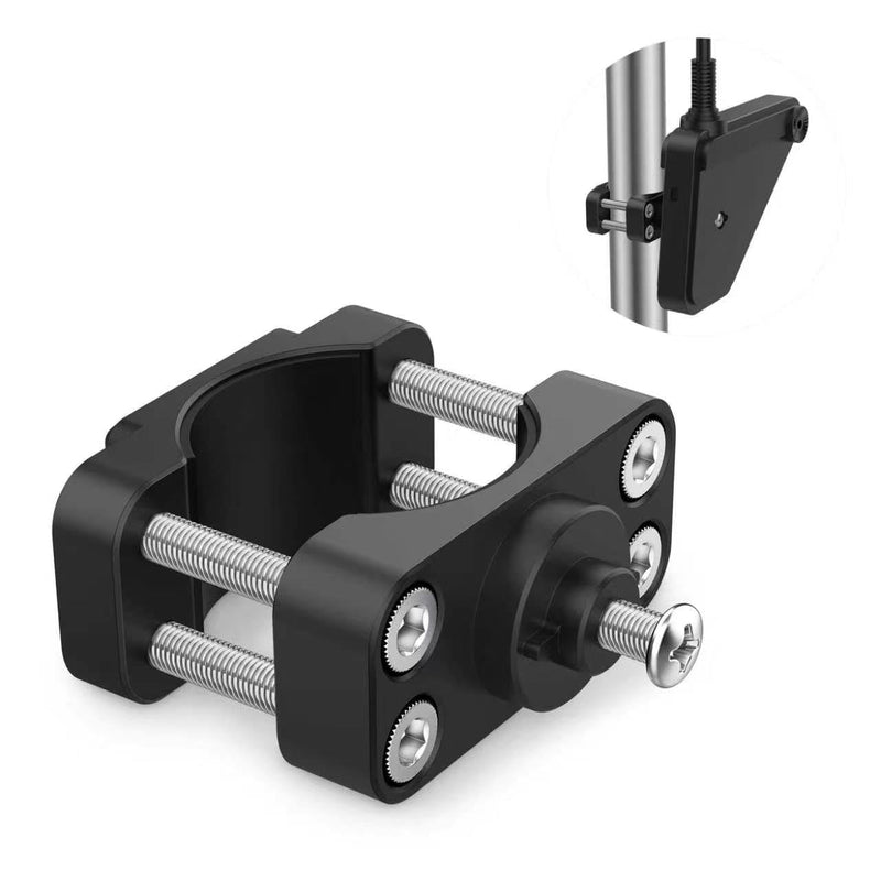 Aluminum Alloy Adjustable Transducer Pole Mount Vehicle Mounts Compatible with Lowrance Eagle Eye 9 Sensor, Fits Various Rod, Easy Installation-Adjustable Clamp Style for 1" to 1.5" Pole