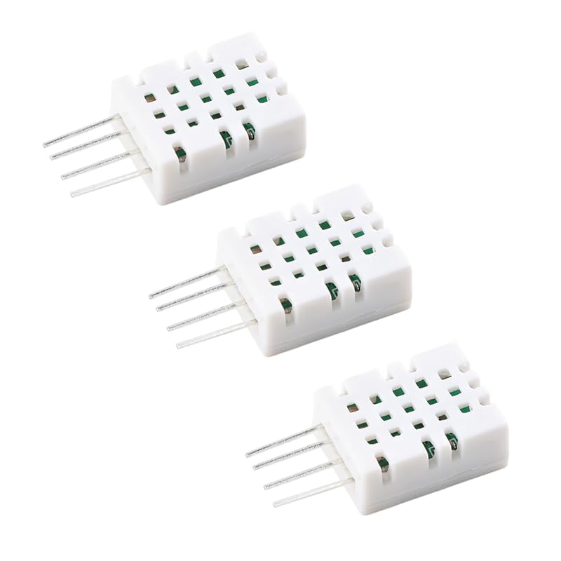3Pcs GXHT11 High-Precision Digital Temperature and Humidity Sensor Module, 2.5V-5.5V Single-Bus Communication Protocol Sensor, Compatible with DHT11