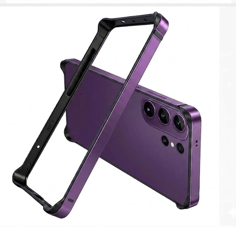 New Aluminum Frame Metal Bumper Frame Slim Hard Cover for Samsung Galaxy S26 Ultra Case, Metal Frame with Soft Inner Bumper, Raised Edge Protection (Cobalt Violet, for Samsung Galaxy S26 Ultra) Cobalt Violet