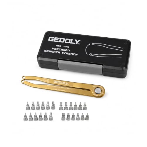 Adjustable Pin Spanner Wrench Set, Heavy Duty Shock & Lock Nut Tool