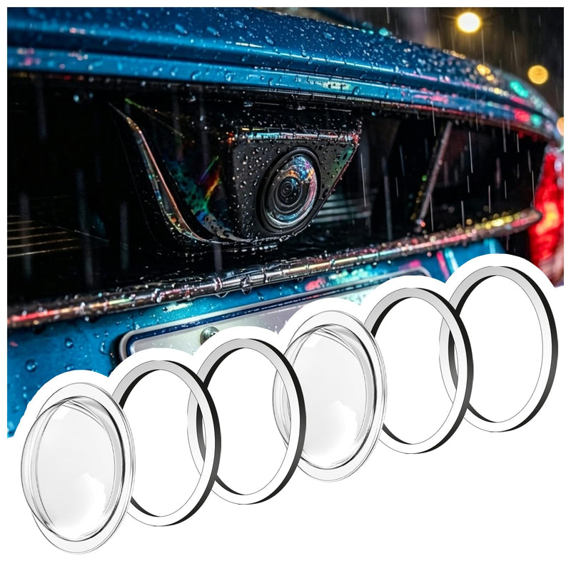 2PCS Car Camera Lens Protector,Essential Car Rear View Camera Cover for Dust and Scratch Protection,High-Transparency Cars Backup Cameras Cover for Cars SUVs Trucks