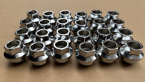 24PCS M14-2.0 Wheel Lug Nuts Compatible with Ford F-150 2001-2014 F150 Heritage 2004 Expedition Lincoln Navigator Mark LT Front Rear