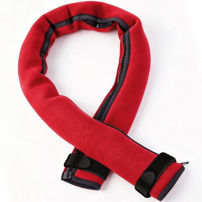48" Zippered Trolling Motor Cable Sleeve, Trolling Motor Sleeve & Outboard Motor Sleeve Cover for Protection & Management (Red) Red