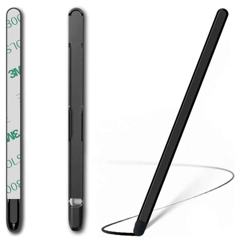 for Samsung Galaxy Z Fold 8 Ultra (Not for Fold 8) 7 6 5 Slim Stylus with Soft Nib, Capacitance Pen Holder with Double Side Strong Adhesive, Work for Both Out and Inner Screen, Black