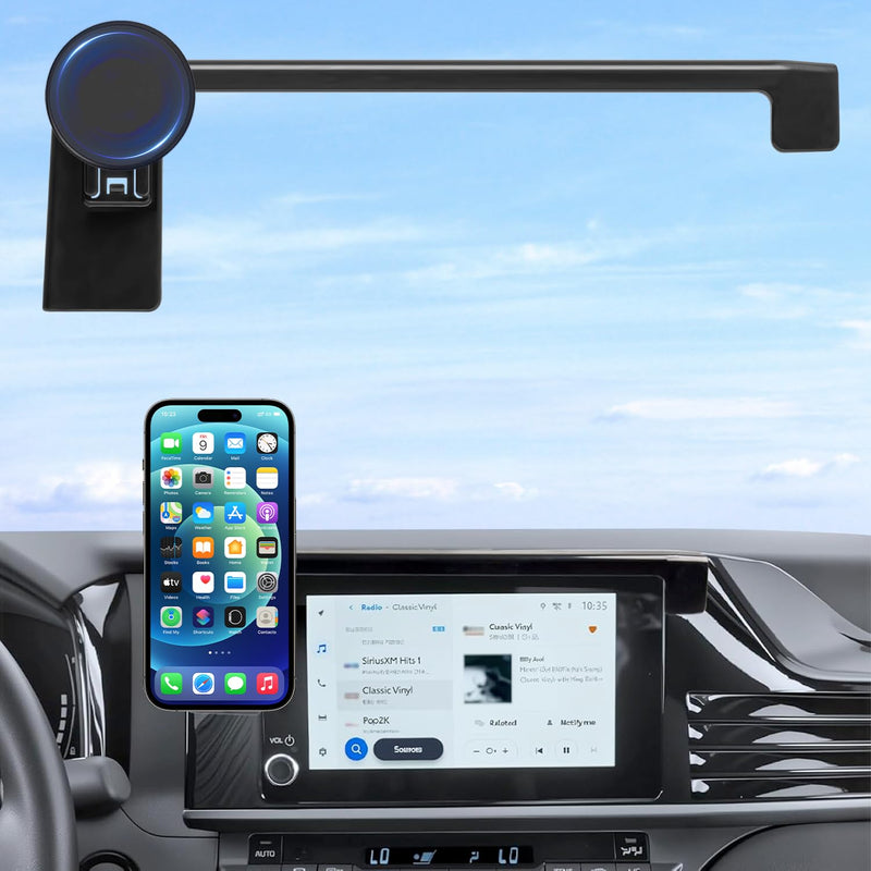Car Phone Holder for Toyota Camry LE/SE 2025-2026 with 8 Inch Screen | Customized Phone Mount, Strong Magnets, OEM-Style, No View Obstruction for 2025-2026 Toyota Camry (8 inch) Magnetic