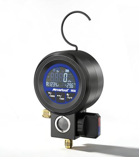 MR CARTOOL L201 Digital Manifold Gauge HVAC Charging Kit