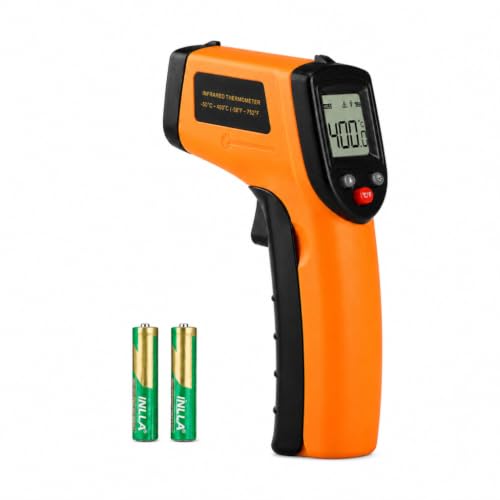 Infrared Thermometer Gun,Non Contact Digital Surface Thermometer with Laser Pointer, Backlit LCD,-58°F to 986°F for Cooking,HVAC, Automotive-GM530 GM530