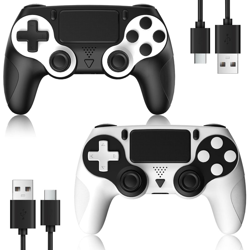 DEFNDR 2 Pack Wireless Controller Compatible with PS4 / Pro/Slim,with 6-Axis Motion Sensor/Double Vibration/3.5mm Audio Jack