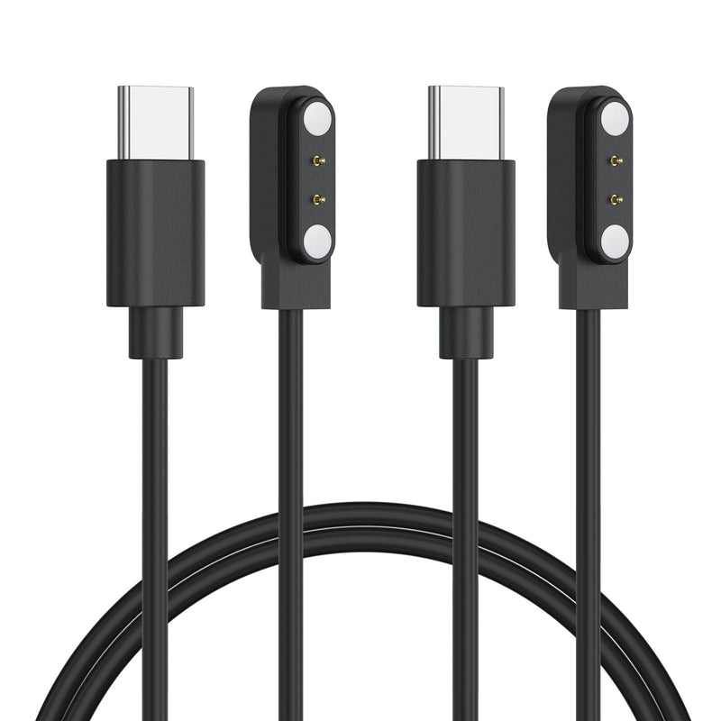 Vancle 2 Pack for Gloryfit Smart Watch Charger, USB-C Magnetic Charging Cable for GloryFit T80 T70 T60 T50 P99 P98 Smart Watches