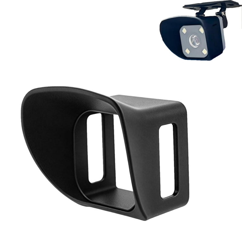 Car Backup Camera Rain Shield, Anti-glare Weatherproof Reversing Camera Protective Cover, Self-adhesive Vehicle Protection Accessories, Universal for Square Lens (Black #A5) 1 PC Black #01
