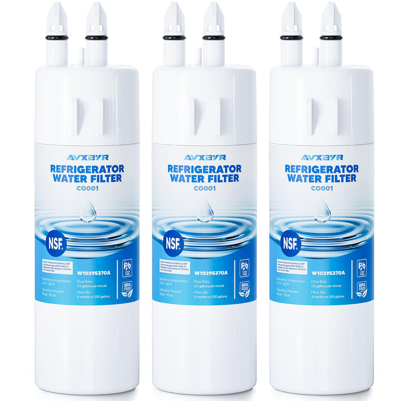 Water Filter Replacement Fit for Whirlpool WRS321SDHZ13, WRS571CIHZ04, WRS325FDAM04, WRS588FIHZ04, WRS321SDHZ08, WRS555SIHZ06, WRS325FDAW04, WRS315SDHZ08, WRS325SDHZ, WRS325SDHZ08, 3 Packs