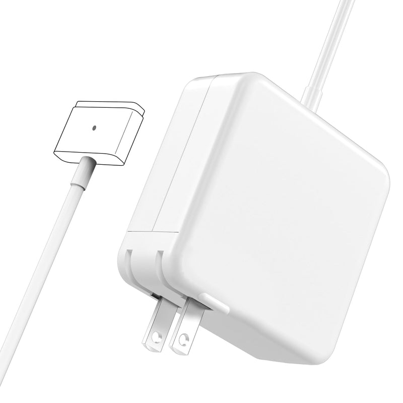 45W Mag2 T-tip Laptop Power Adapter Magnetic Mac Book Air Charger, Compatible with 11-inch & 13-inch Mac Book Air Released After Mid 2012 (2012-2017 Models)
