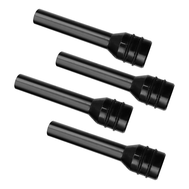 4 PCS Car Door Lock Knobs, 1.93" x 0.47" Alloy Anti-Scratch Inner Door Lock Pull Pins Decoration, Universal for Most Cars, Trucks, SUVs (Black)