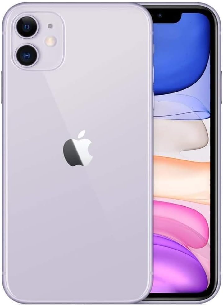 Original Rear Back Glass Replacement Compatible with iPhone 11 6.1 inches All Carriers with Pre-Installed Adhesive and Repair Tool (Purple, iPhone 11)