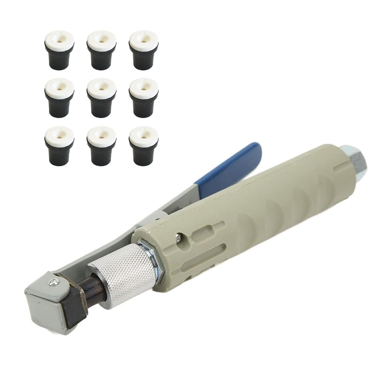 Sand Blaster Gun with 10 Ceramic Tips, Abrasive Blaster Nozzles, Remove Abrasive Stain Rust Grime for Multiple Media