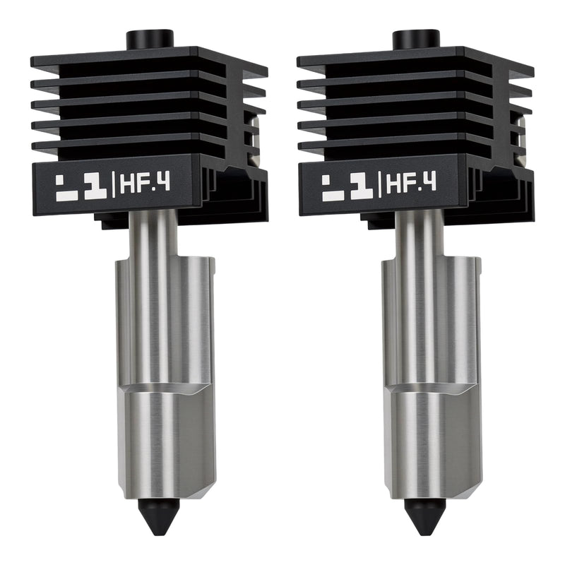 P2S High Flow Hotend Kit with Hardened Steel Nozzle for Bamboo lab H2D/H2S/H2C/X2D/P2S 3D Printer, Save 30% Time Print Head, One-Piece Integrated Design for Reduced Clogging (0.4mm) 2-Pack Nozzle 0.4mm