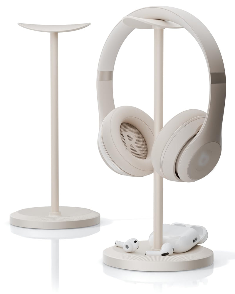 Headphone Stand, Desktop Headset Holder, Starlight | Earphone Stand, Gaming Headphone Hanger, Enlarged Headrest Heavy Base, Office Desk Accessories for All Headphones Size
