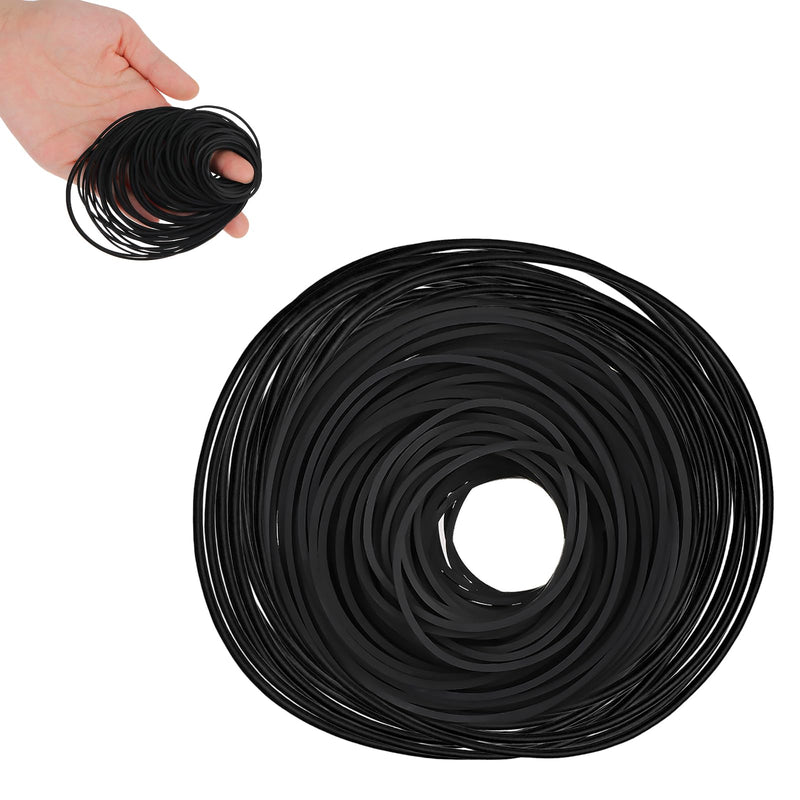 80 Pcs Recorder Rubber Belts Cassette Recorder Repair Maintenance Tape Machine Rubber Belt 40-135 mm Mix 1mm Width Square Cassette Belts for CD DVD VCR LD Repeater Drives