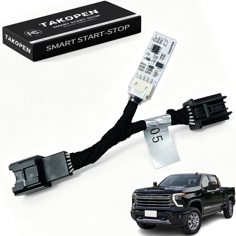 Auto Start Stop Eliminator Compatible with 2023-2024 2025 2026 Chevy Silverado and GMC Sierra Engine Disable Module for US and Canada Models, Smart Memory Device
