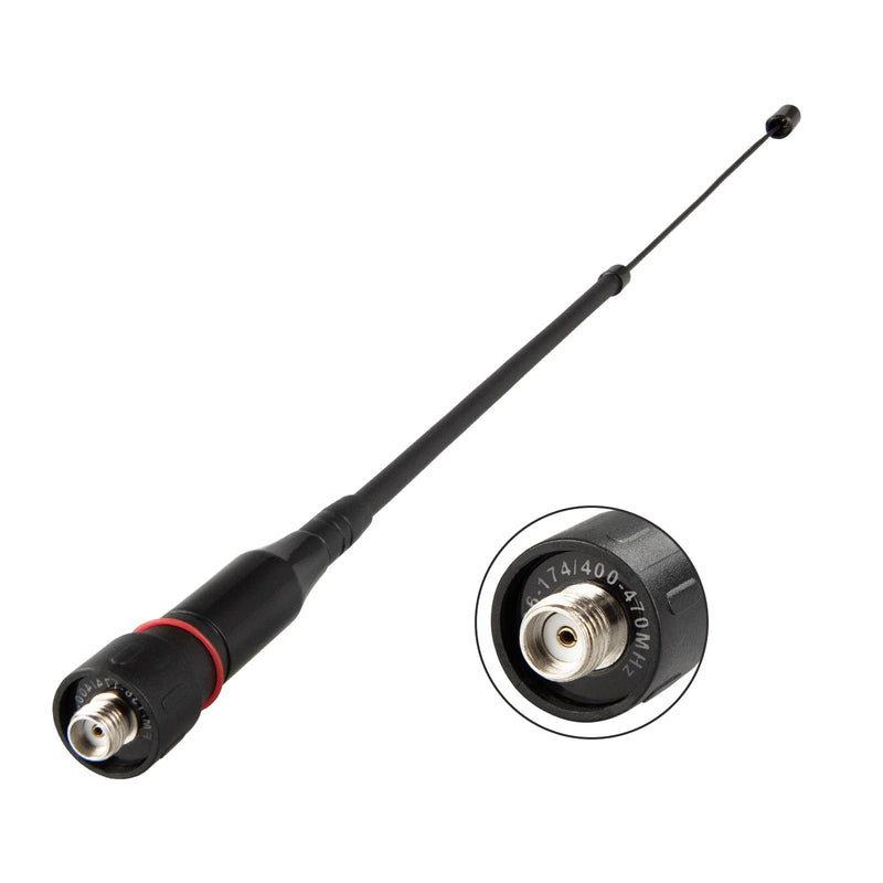 VHF UHF 144/430MHz Antenna SMA Female, Dual Band Ham Radio Antenna Retractable for Two Way Radio Walkie Talkie Amateur Radio
