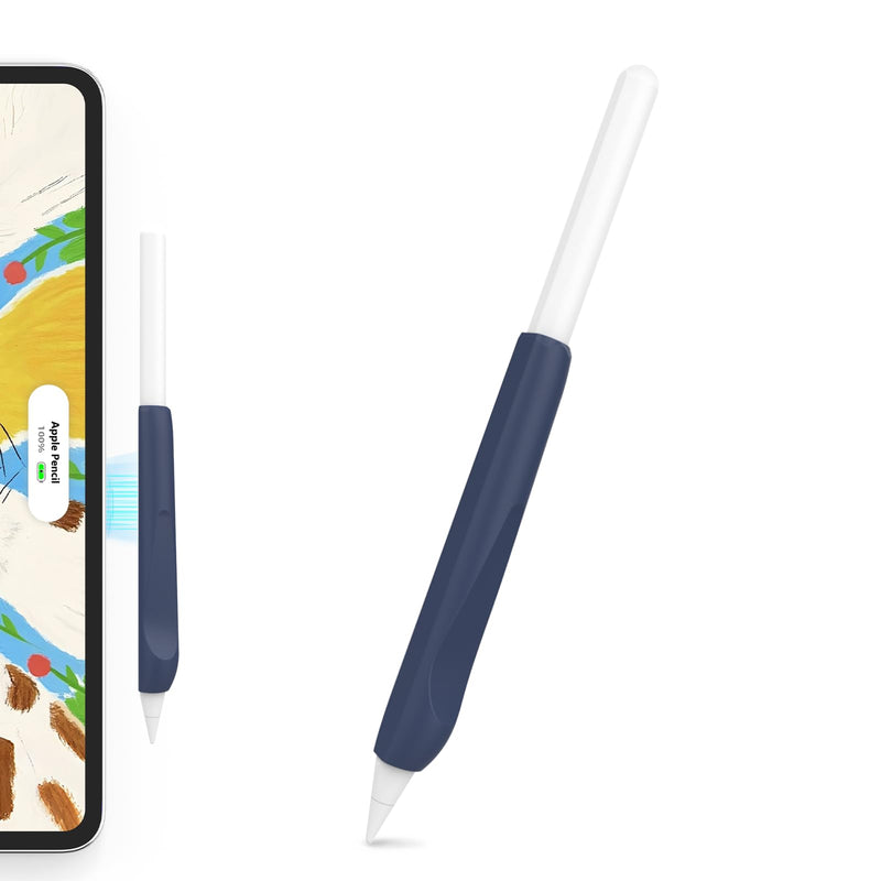 NIUTRENDZ Silicone Grips for Apple Pencil (Midnight Blue, Apple Pencil Pro&2nd&USB-C) Apple Pencil Pro & 2nd & USB-C Midnight Blue