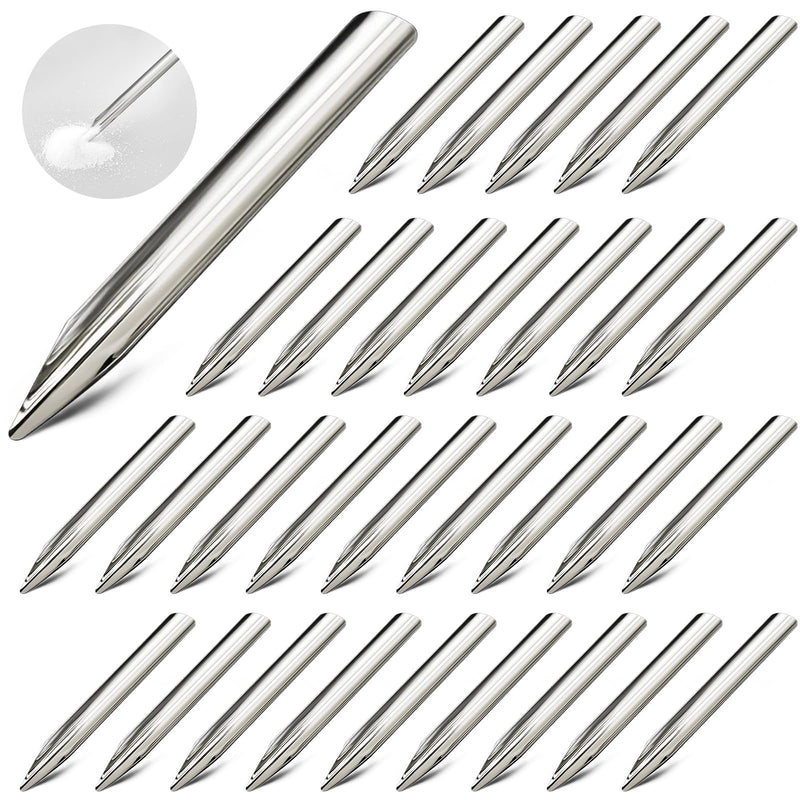 Zonon 48 Pcs 6 Inch Lab Spatula Stainless Steel Micro Lab Scoop Spatula Metal Bead Scoop with Rounded Pointed Ends Laboratory Sampling Curved Spoon for Mixing Powders Pastes Transferring Tool