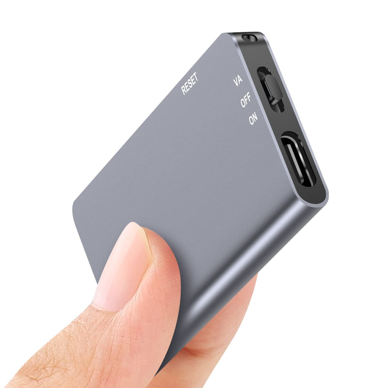 64GB Magnetic Voice Activated Recorder - 40 Hours Continuous Recording Device with AI-Intelligent Triple Noise Reduction - Portable Audio Recorder Device for Lectures Meetings Interviews 64GB