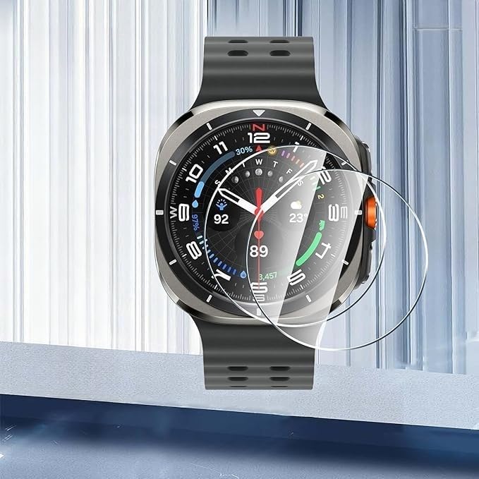 2 Pack Screen Protector for Samsung Galaxy Watch 8 40mm/44mm Tempered Glass, Resistant, Hardness Shatterproof, Bubble Free for Samsung Watch 8 (44mm) 44mm