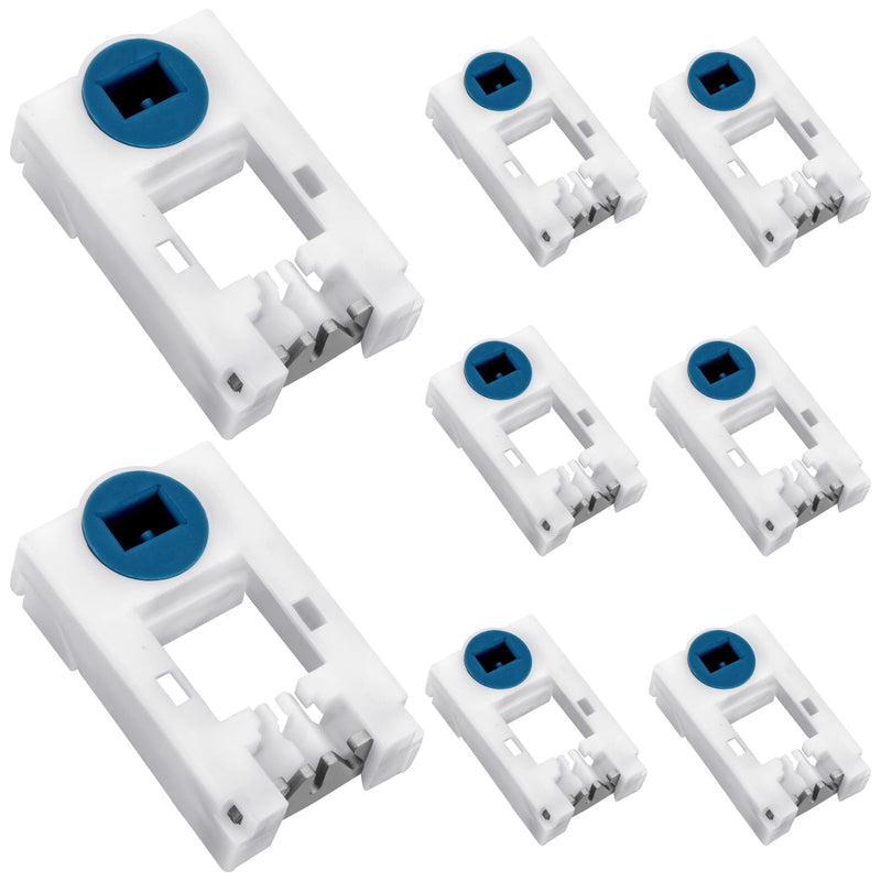 Briwooody 24 Pcs Window Spiral Balance Pivot Lock Shoe Vinyl Window Latch Replacement Windows Parts Hardware for Pull up and Down Sliding