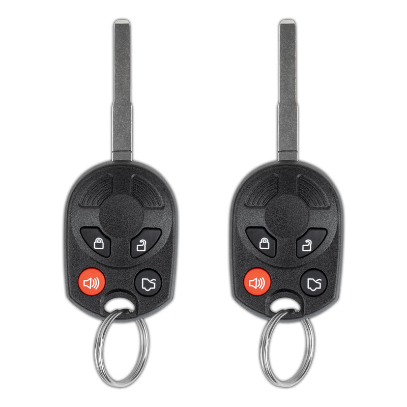 Vurkcy Key Fob Replacement for 2012-2019 Ford Focus/Escape C-Max/Fiesta/Transit Car Keyless Entry Remote Control, OUCD6000022 164-R8046, 4-Btn, 2Pcs