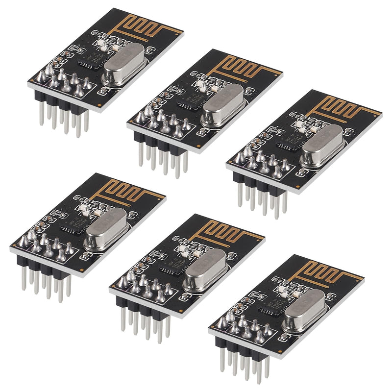 UMLIFE 6pcs NRF24L01+ Wireless Transceiver Module2.4G Wireless Transceiver Module