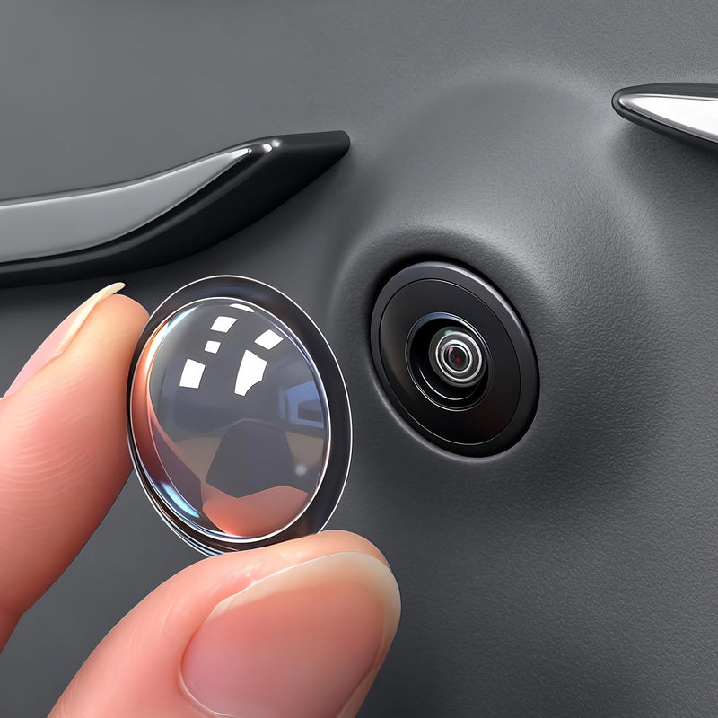 Car 360° Panoramic Camera Lens Protective Film, HD Transparent Protector, Anti Dust Fog Scratch Impact for Front Rear Vehicle Cameras