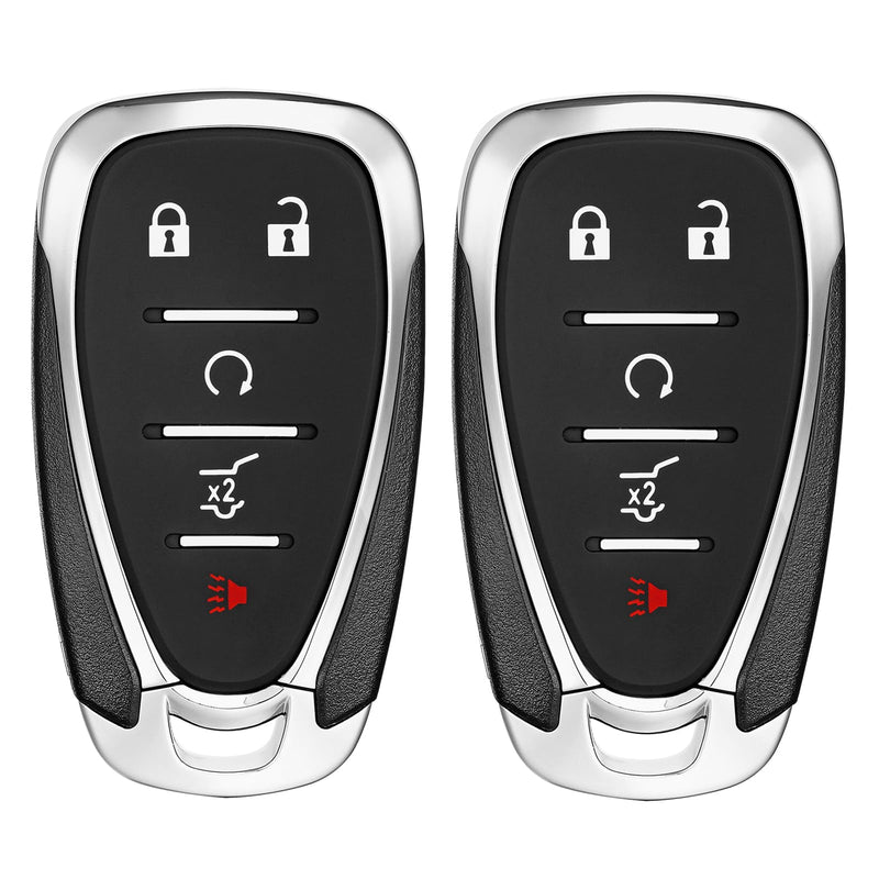 2 Pcs Smart Key Fob Replacement Remote fits for Chevy Blazer 2019-2025 Trailblazer 2021-2025 Traverse 2018 2019 2020 2021 2022 2023 2024 2025 Car Keyless Entry Remote HYQ4EA HYQ4ES 433Mhz