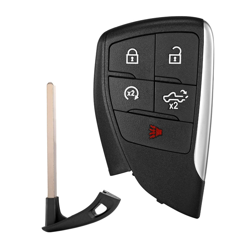 Smart Key Fob Replacement Remote fits for GMC Sierra 1500 2500 3500 2022 2023 2024 2025 Chevy Silverado 1500 2500 3500 2022-2025 Smart Car Keyless Entry Remote YG0G21TB2 433Mhz 13548440 13548437