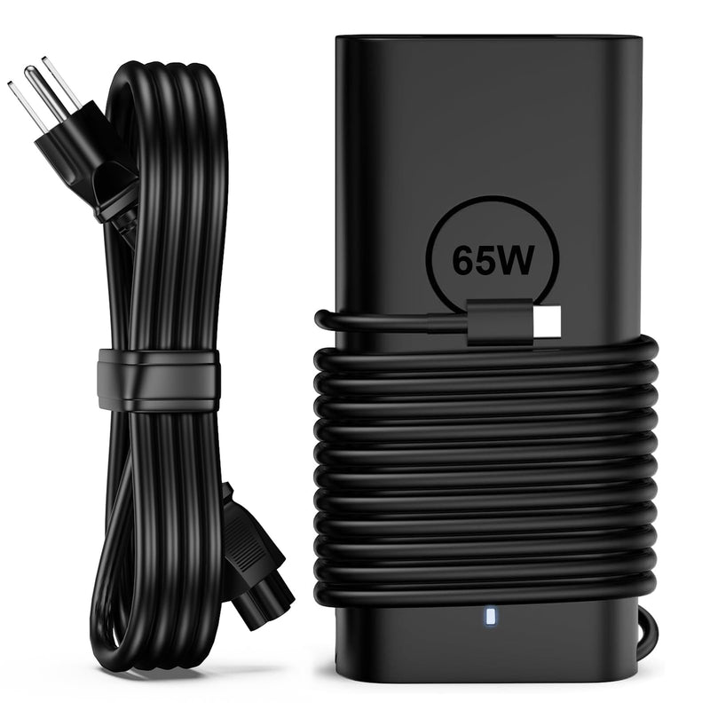 65W USB-C Laptop Charger Compatible with Dell Latitude 7000 Charger | For Dell Latitude 7330 7400 7410 7420 7430 7440 7450 7455 65W USB Type C Power Adapter