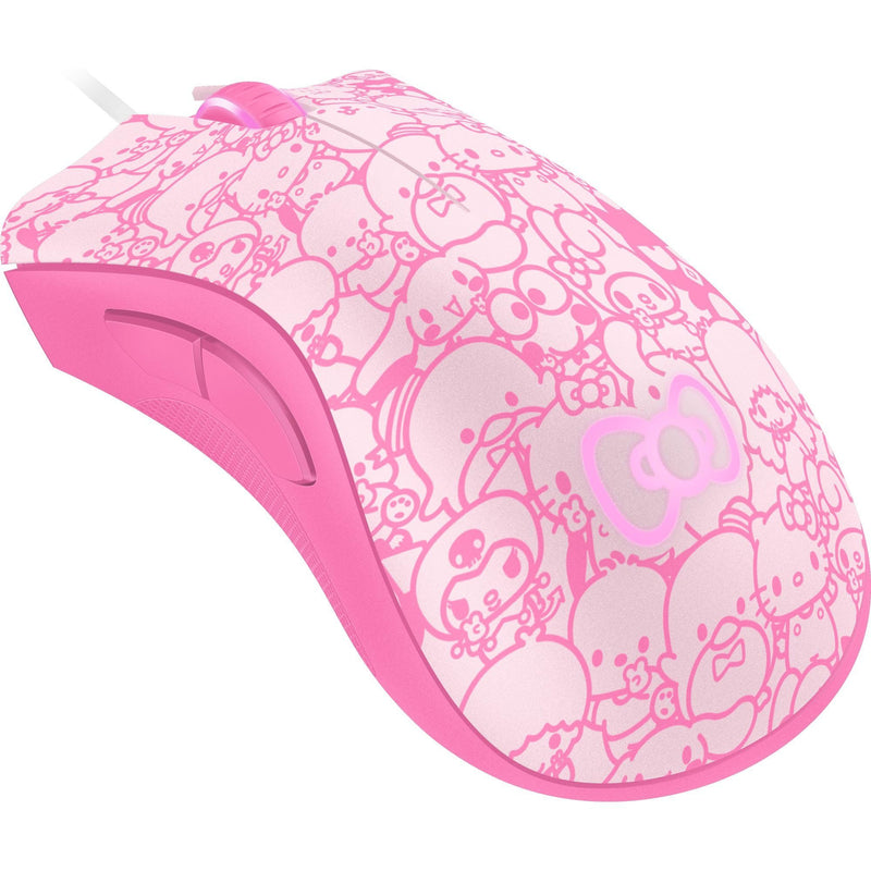 Razer DeathAdder Essential Gaming Mouse, Hello Kitty and Friends Edition | 6400 DPI Optical Sensor, 5 Programmable Buttons, Mechanical Switches, Rubber Side Grips