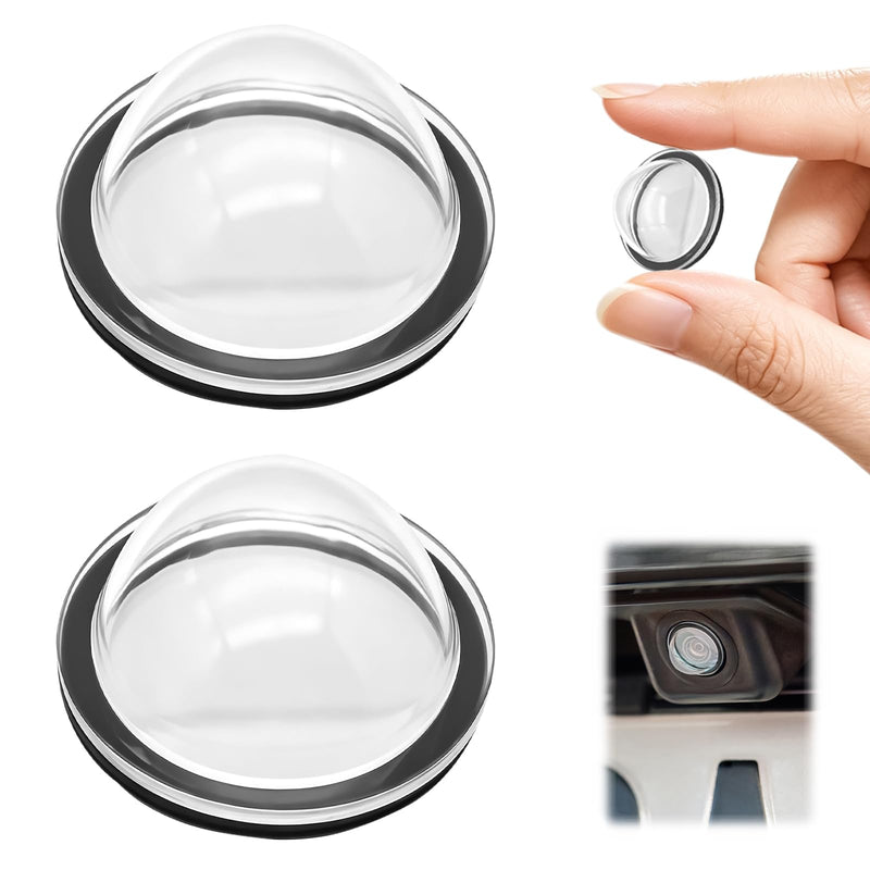 2 PCS Car Camera Lens Protector, Car Camera Cover, Car Lens Guard with 360° All-Round Protection for Most Vehicle Cameras