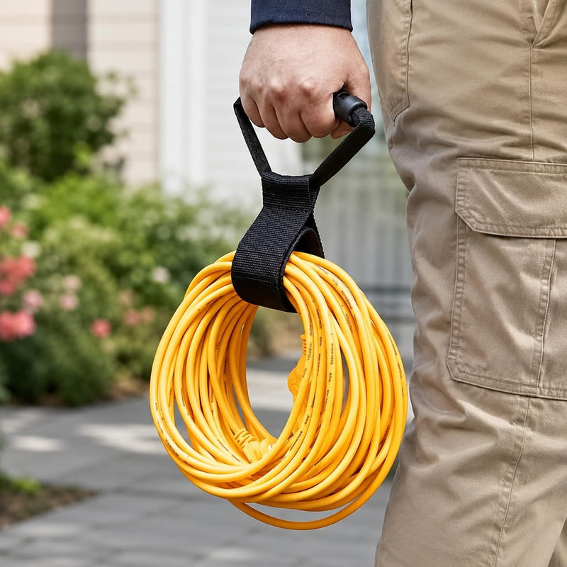 1pc Heavy Duty Storage Strap for Garden Hose Storage and Garage Use 22.05 Inch Durable Hanging Strap for Coiling Hoses Cords Tools