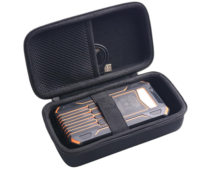 Hard Protective Travel Case Compatible with Solar Power Bank Qi Charger 10,000mAh (CASE ONLY)