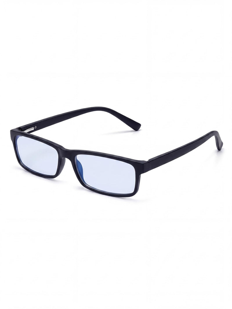 Blue Light Blocking Glasses for Men Women, Computer Glasses Black | Blue Light Blocking, Non Prescription, Computer Use, Reduce Eye Strain, Lightweight Frame, Daily Wear Black Frame & Clear Lens & 0.0 0.0 x