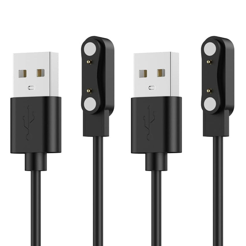 2-Pack for Bark Smart Watch Charger, Replacement Magnetic USB Charging Cable Cord