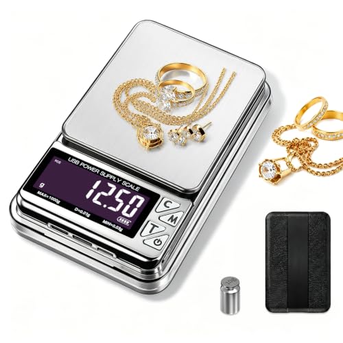 Jewelry Scale, 1kg/0.01g High Precision gram Scale & Pocket Scale