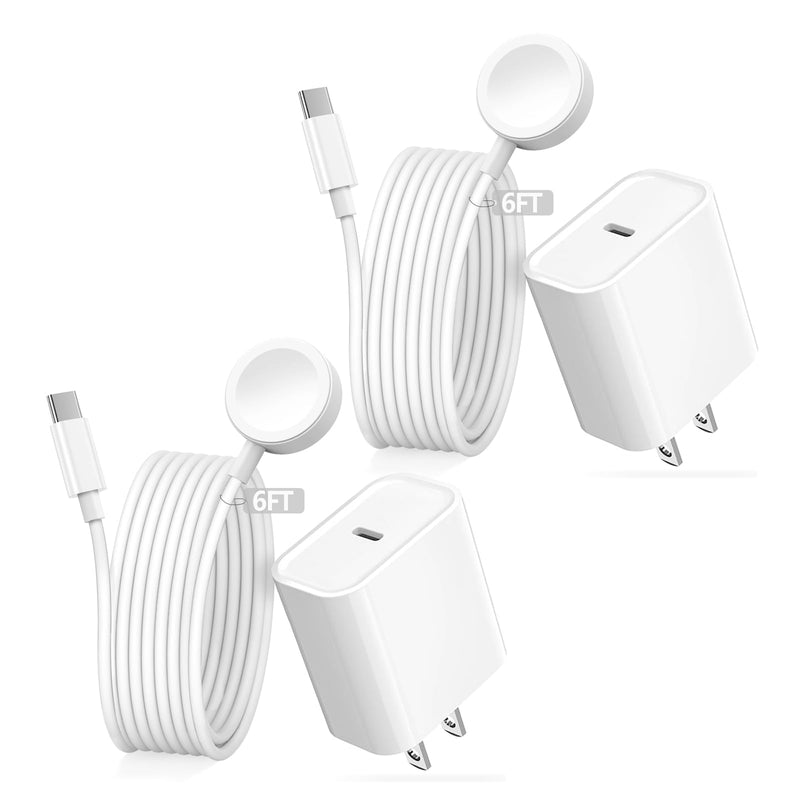 Fast Charger for Apple Watch Charger, with Series Ultra/SE/11/10/9/8/7 | 20W USB C Fast Charger 6.6FT/2M Strong Magnetic Charger