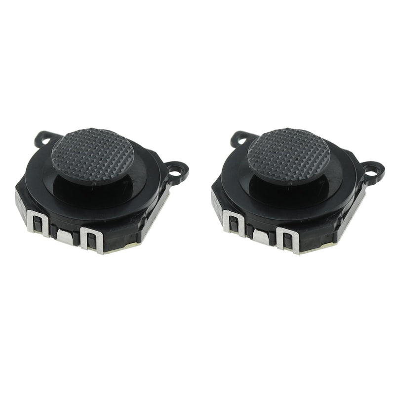 WELWIK 2PCS ABS Plastic 3D Button Analog Joystick with Cover Compatible with PSP 1000 1001 Consoles