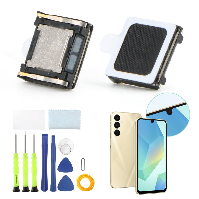 Speaker for Samsung Galaxy A16 Ear Up Front Speaker Replacement for Samsung A16 4G/5G A166B A165F Earpiece Speaker Audio Voice with Repair Tool