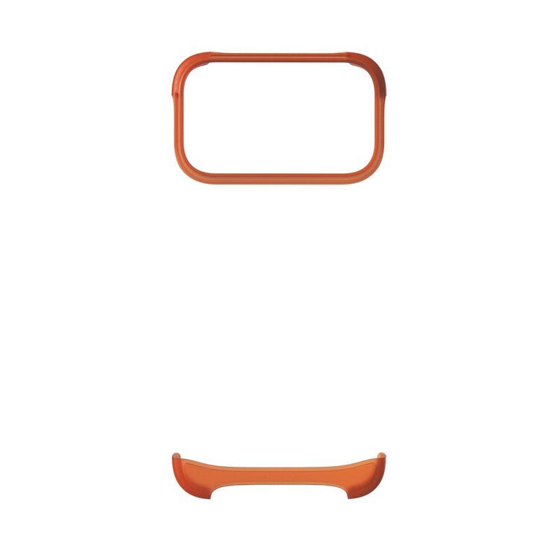 Arc Pulse Arc Impact Inlay Compatible for iPhone 17 Pro Case (6.3 Inch) – Shock-Absorbing Elastomer Insert, Adhesive-Free Easy Fit, Enhanced Drop Protection Amber Orange