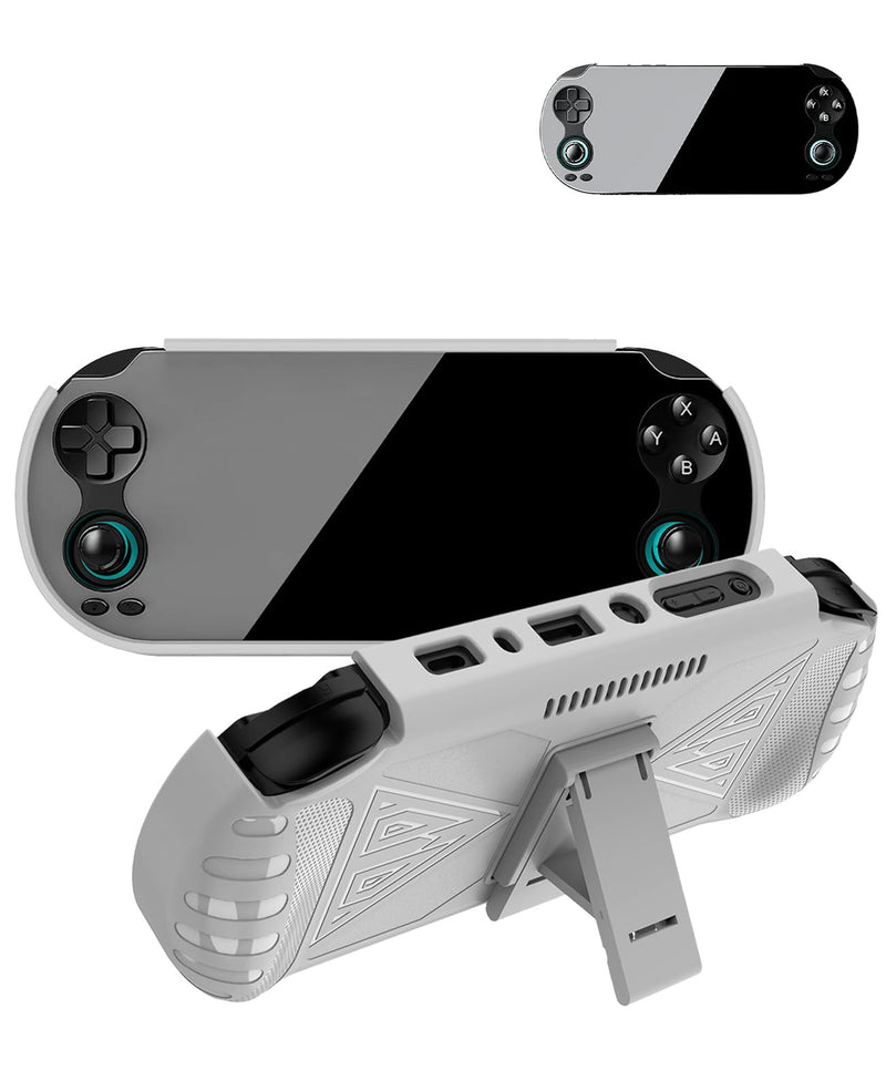 Tpu Protective Case for ANBERNIC RG VITA/VITA Pro Handheld Game Console, Full-Body Protective Cover with Precise Cutout, Shockproof Dustproof Protector Sleeve & Scratch-Resistant Sleeve (White) White