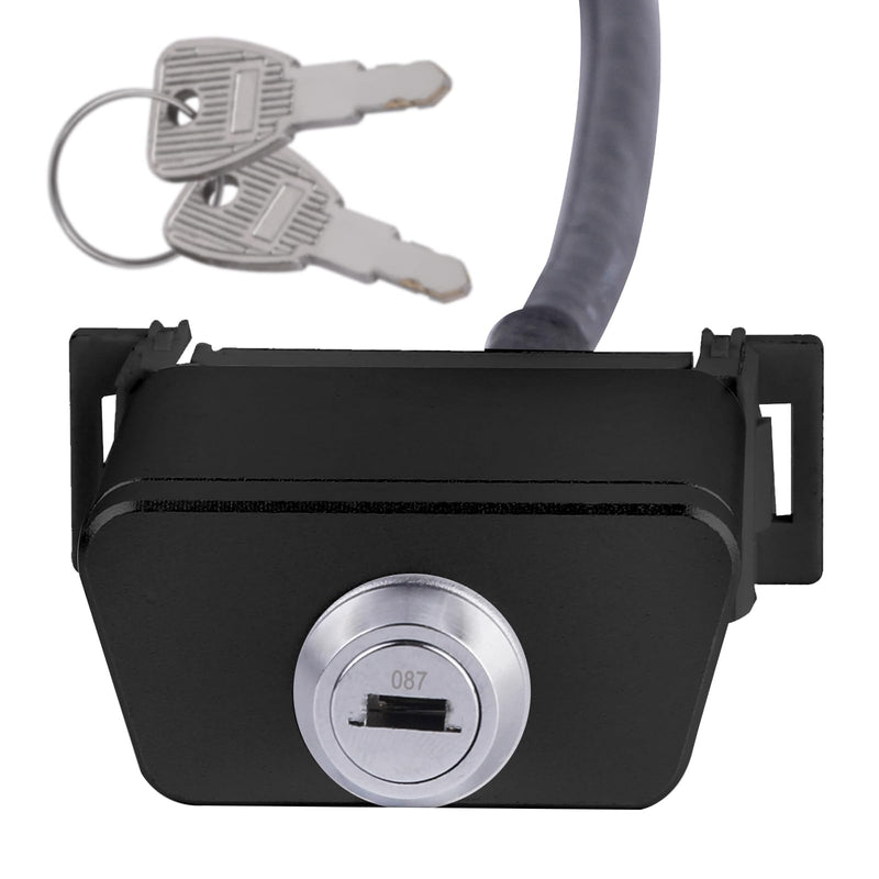 Metal Anti-Theft OBD2 Port Lock, Car OBD2 Protector Device OBD Locking Cap Preventing Access to Vehcles Computer Through OBD2 Port with 2 Keys - Black