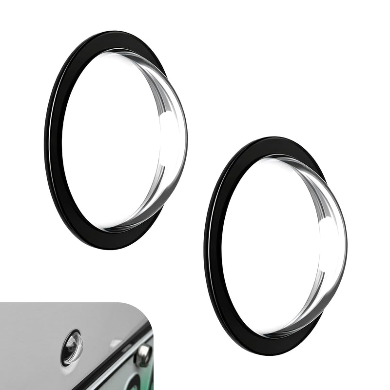 2 PCS Car Backup Camera Protector Covers, Clear HD Anti-Scratch Lens Cap, Car Rear View Camera Protection Cover, Universal for Most Cars